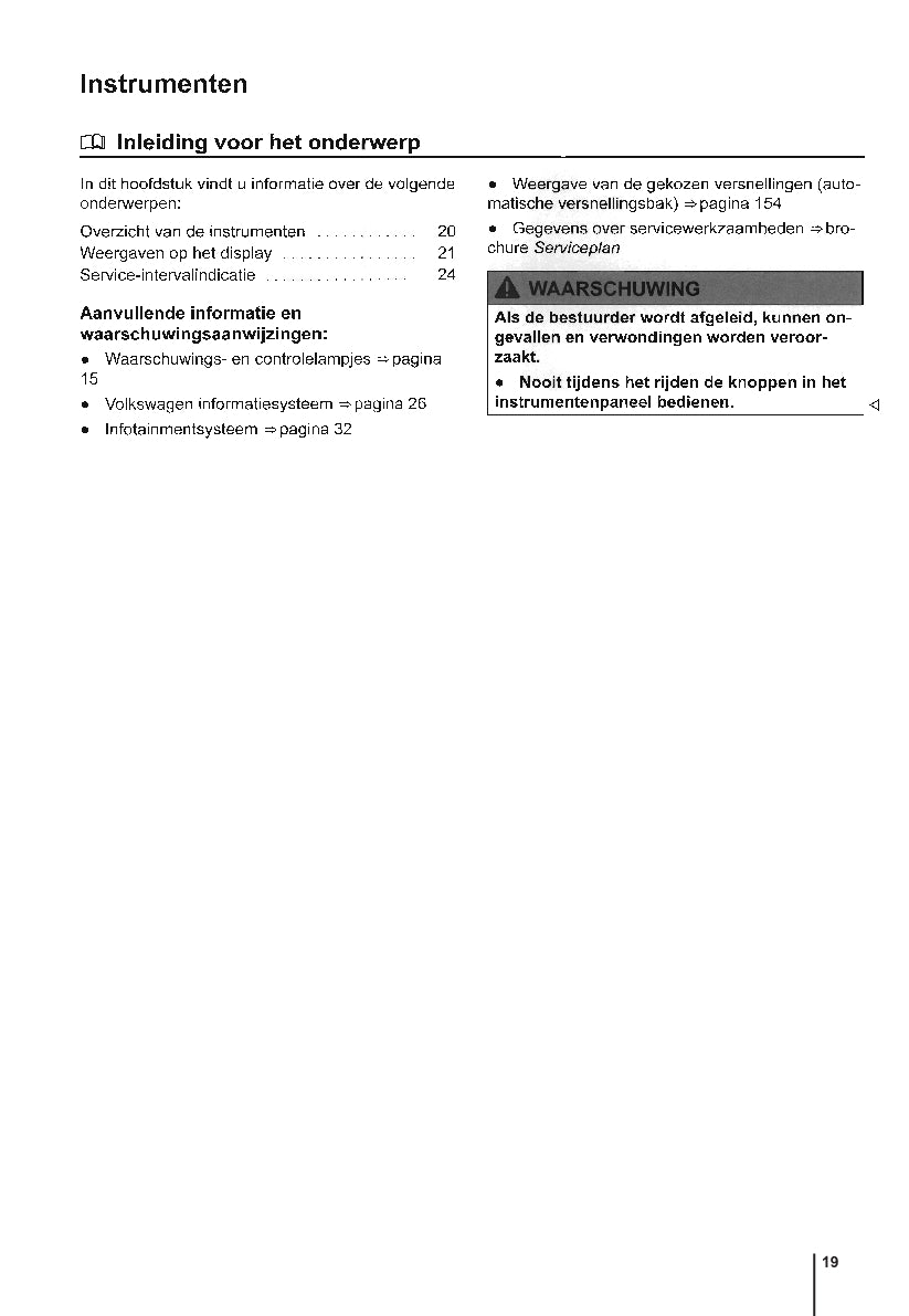 2014-2017 Volkswagen Polo Bedienungsanleitung | Niederländisch