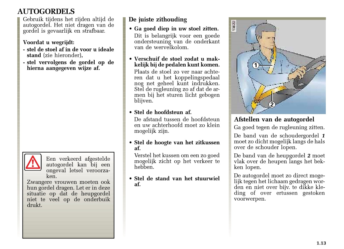 2001-2004 Renault Clio Manuel du propriétaire | Néerlandais