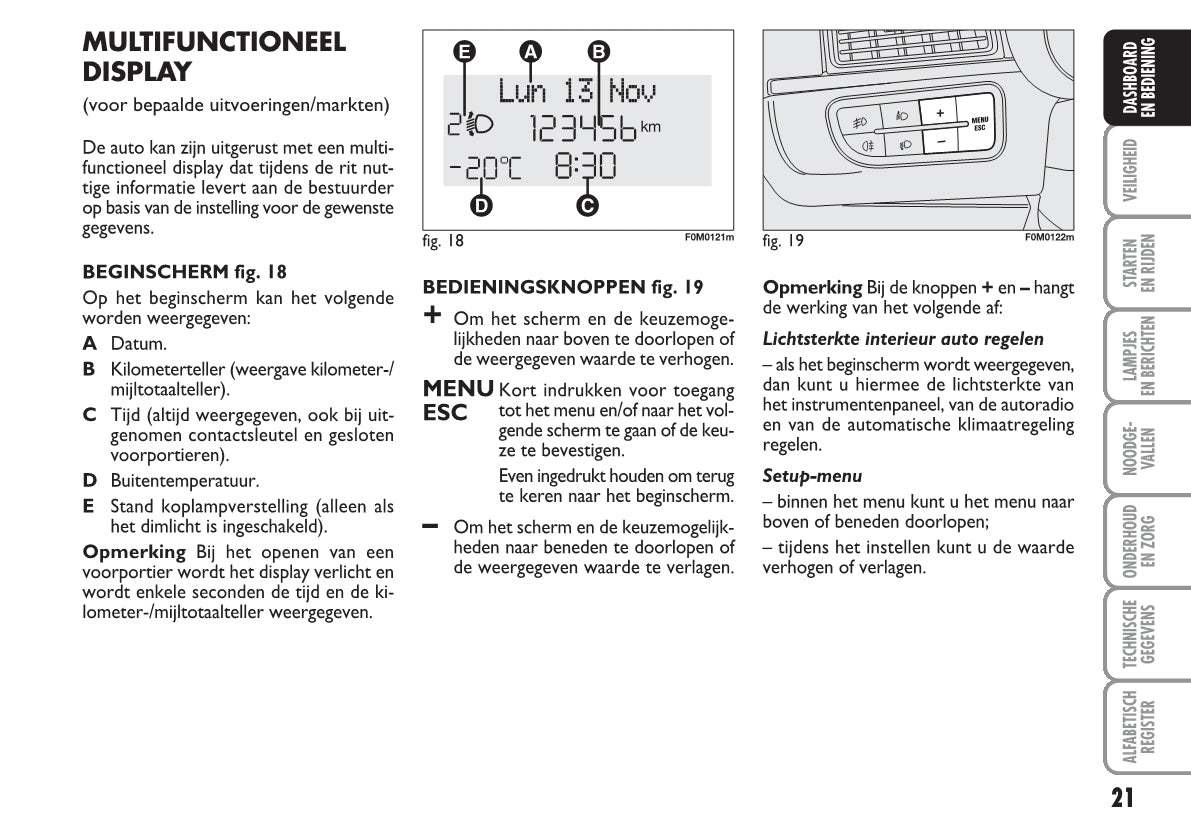 2010-2011 Fiat Grande Punto Bedienungsanleitung | Niederländisch
