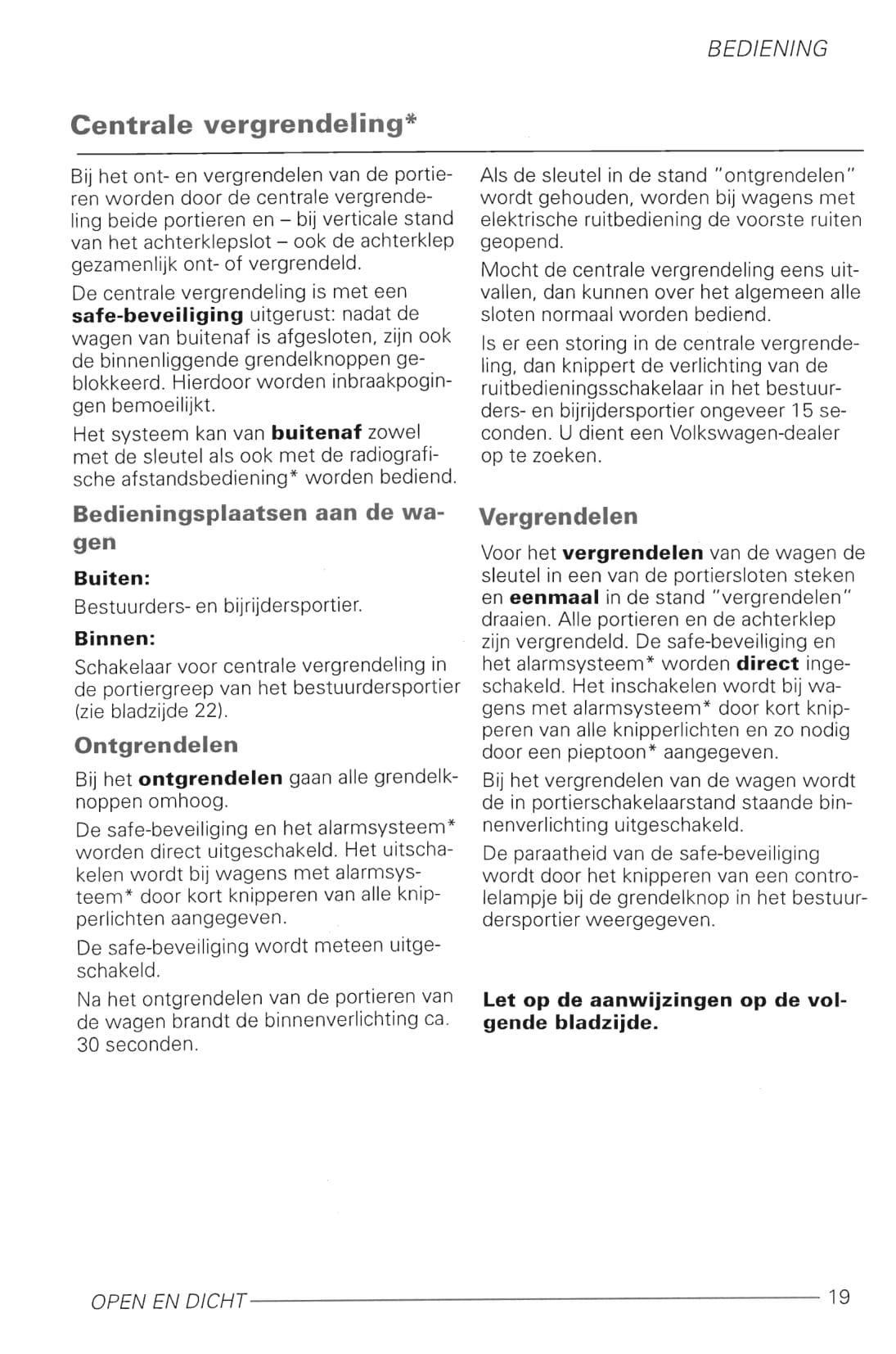 1998-2005 Volkswagen Lupo Gebruikershandleiding | Nederlands