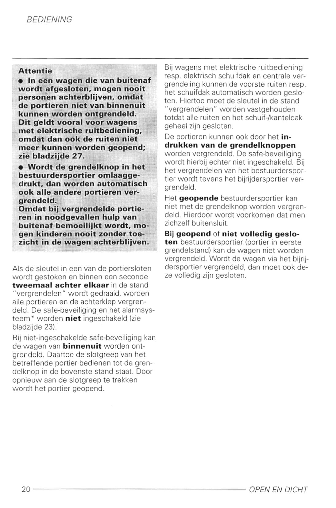 1998-2005 Volkswagen Lupo Gebruikershandleiding | Nederlands