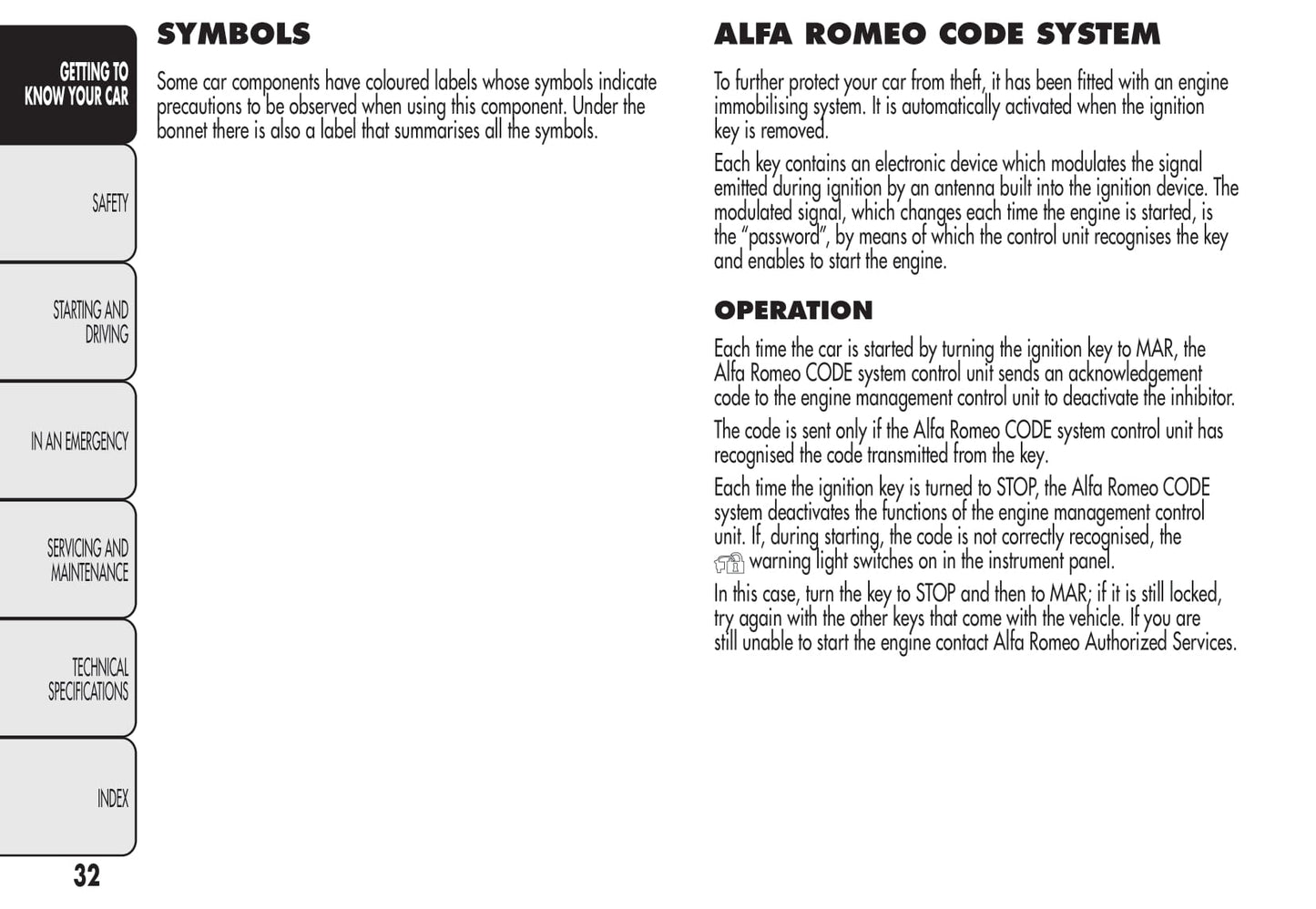 2010-2014 Alfa Romeo Giulietta Manuel du propriétaire | Anglais