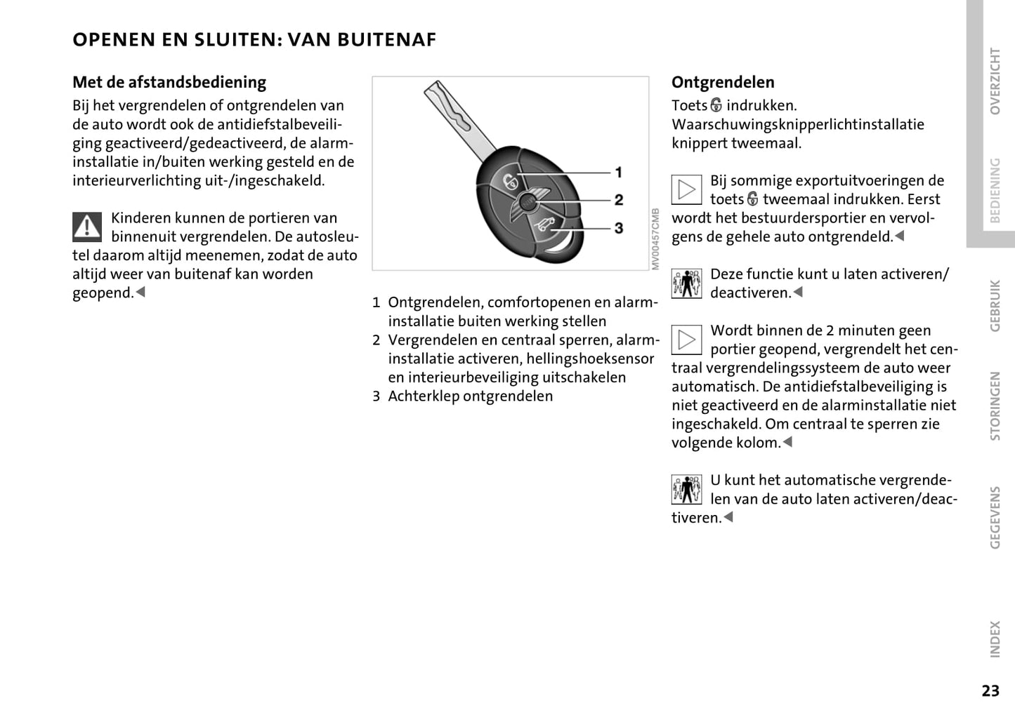 2004-2009 Mini Cabrio Gebruikershandleiding | Nederlands