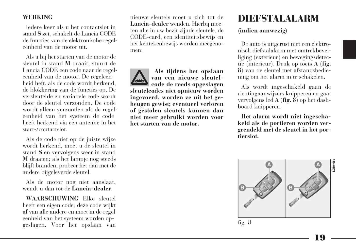 2002-2008 Lancia Phedra Manuel du propriétaire | Néerlandais