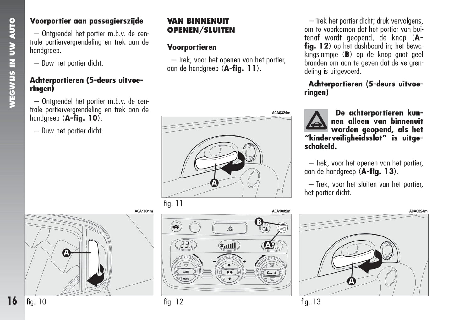2000-2010 Alfa Romeo 147 Owner's Manual | Dutch