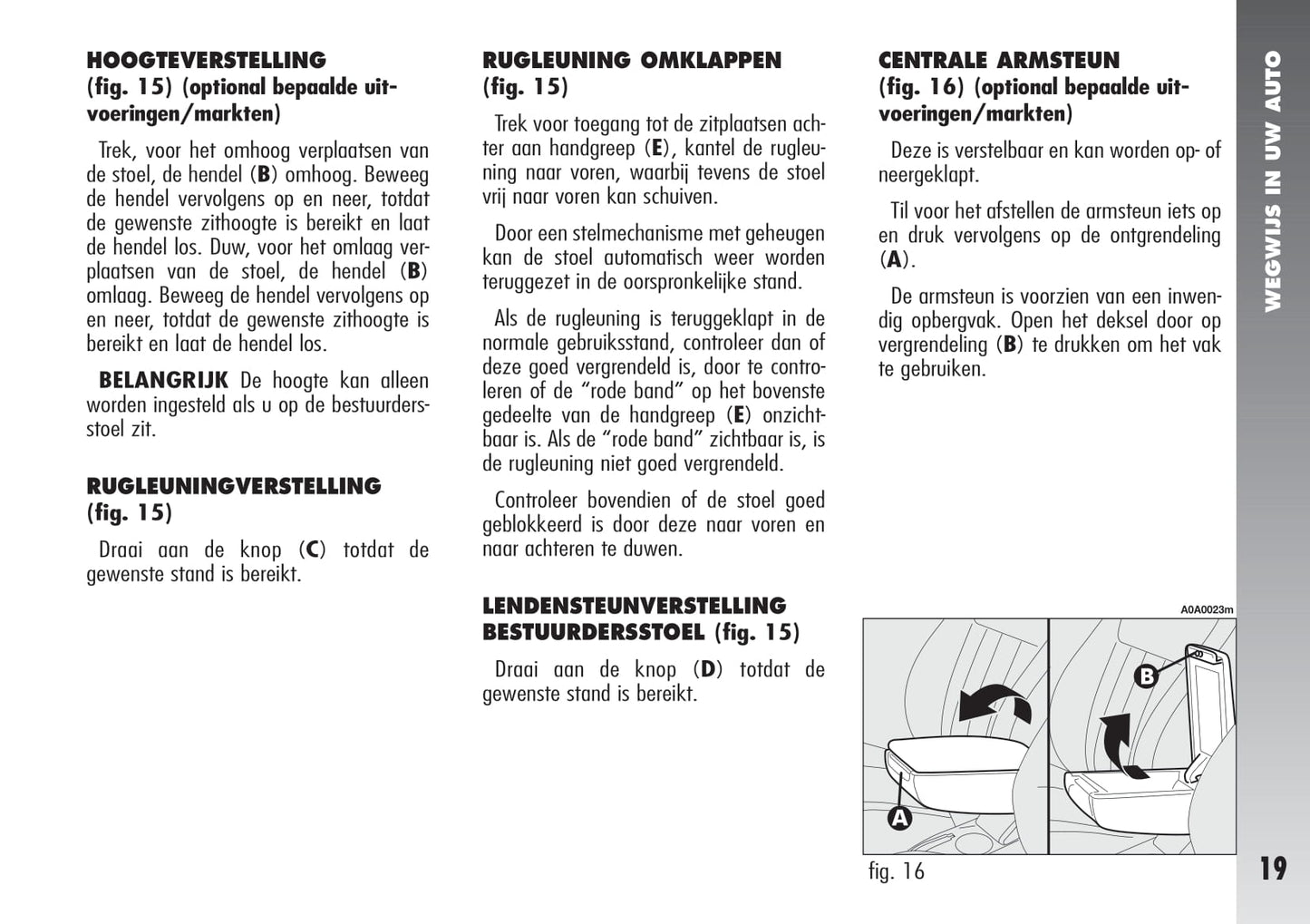 2000-2010 Alfa Romeo 147 Owner's Manual | Dutch