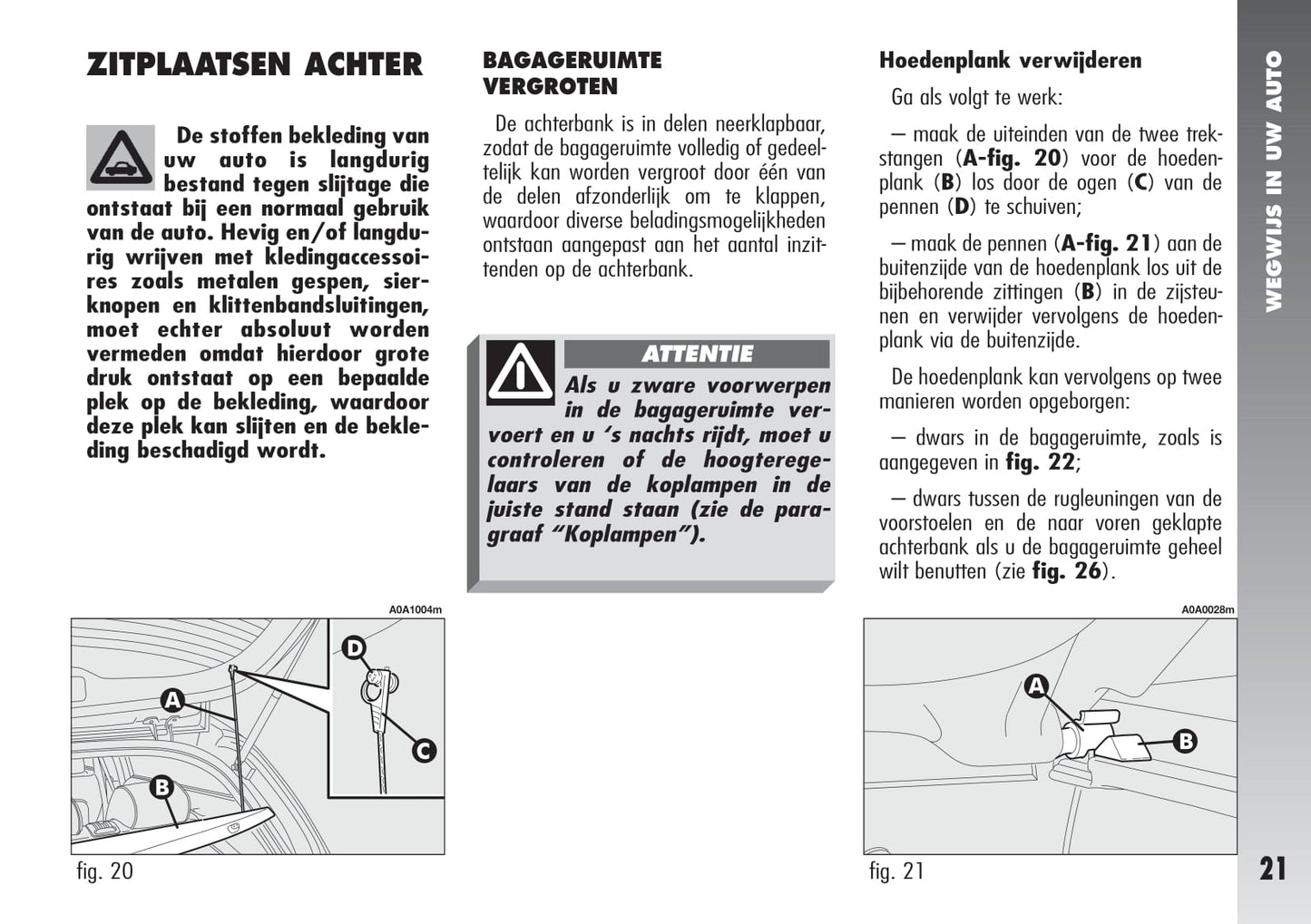 2000-2010 Alfa Romeo 147 Owner's Manual | Dutch