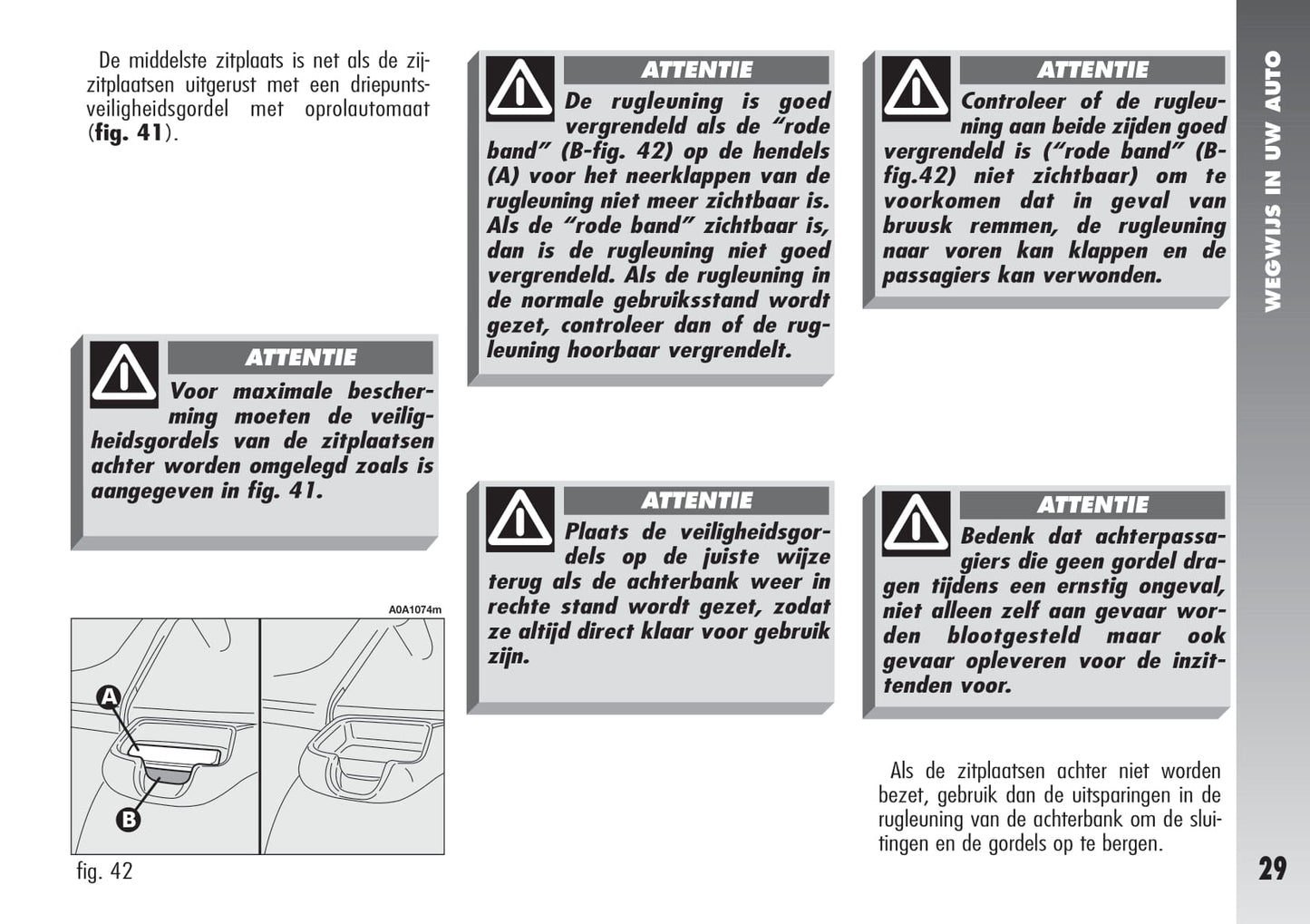 2000-2010 Alfa Romeo 147 Owner's Manual | Dutch