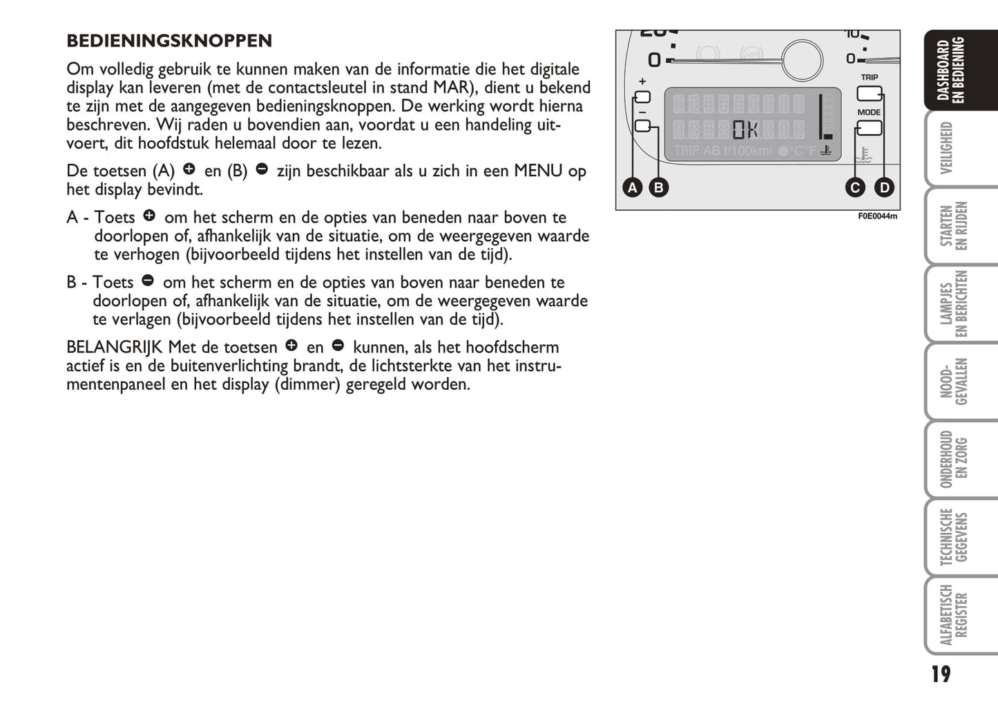 2004-2005 Fiat Multipla Bedienungsanleitung | Niederländisch