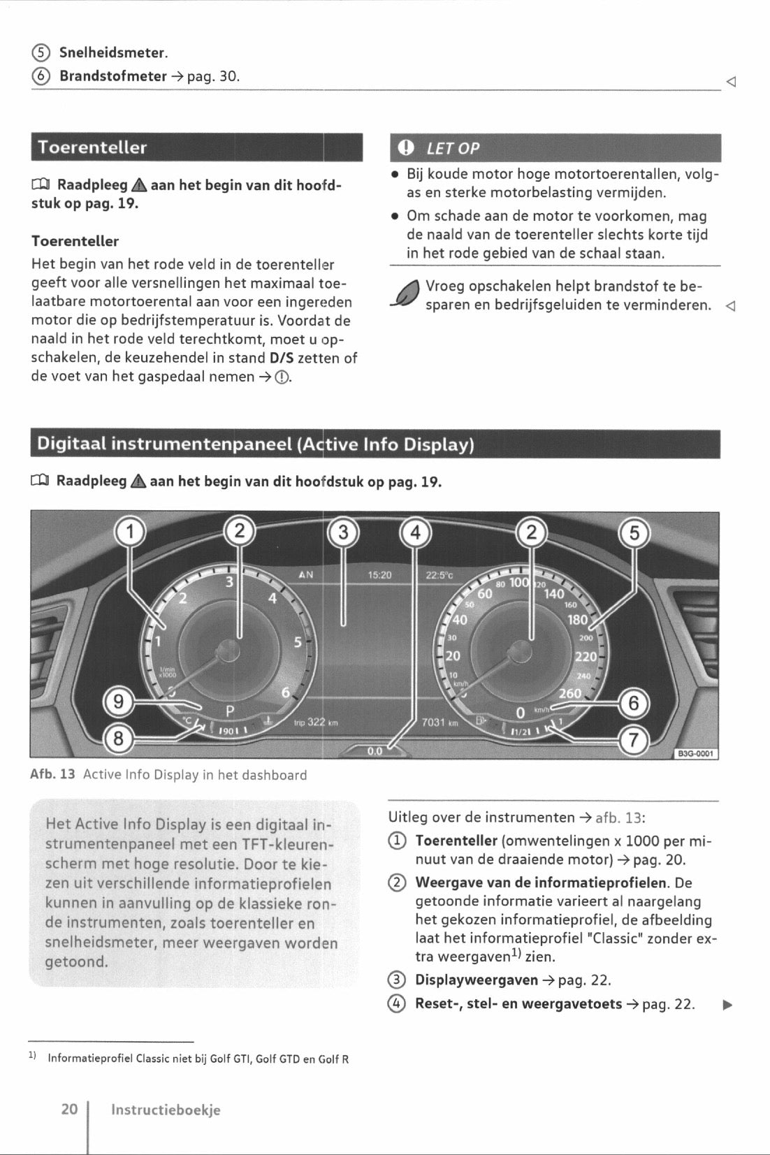 2017-2020 Volkswagen Golf Manuel du propriétaire | Néerlandais