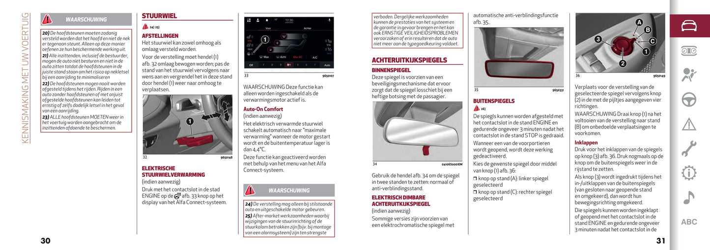 2022-2023 Alfa Romeo Tonale Gebruikershandleiding | Nederlands