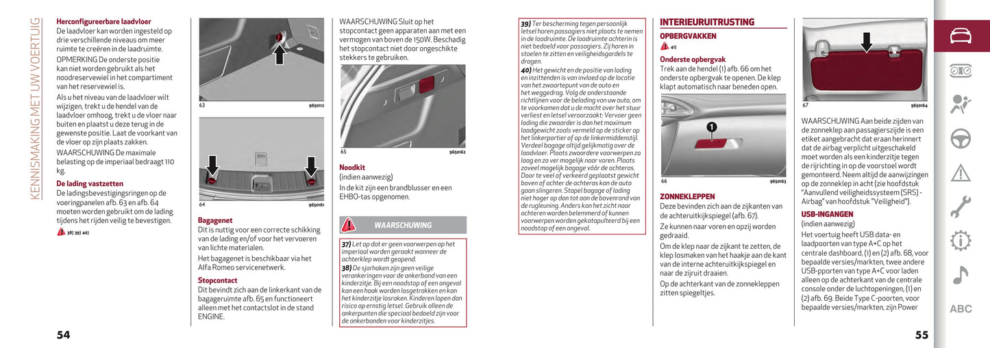 2022-2023 Alfa Romeo Tonale Gebruikershandleiding | Nederlands