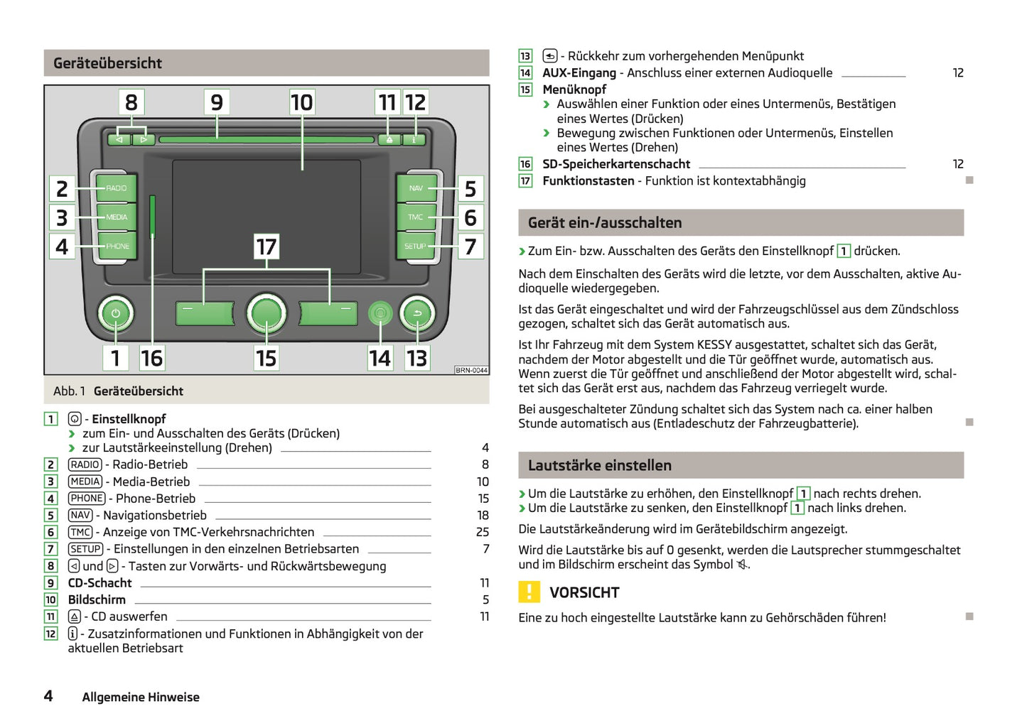 Skoda Amundsen Navigationssystem Bedienungsanleitung 2013