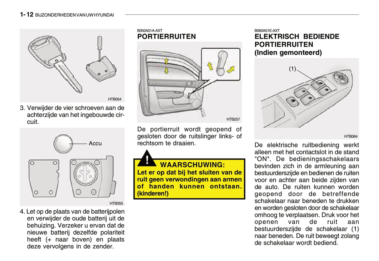 2007-2008 Hyundai Getz Owner's Manual | Dutch