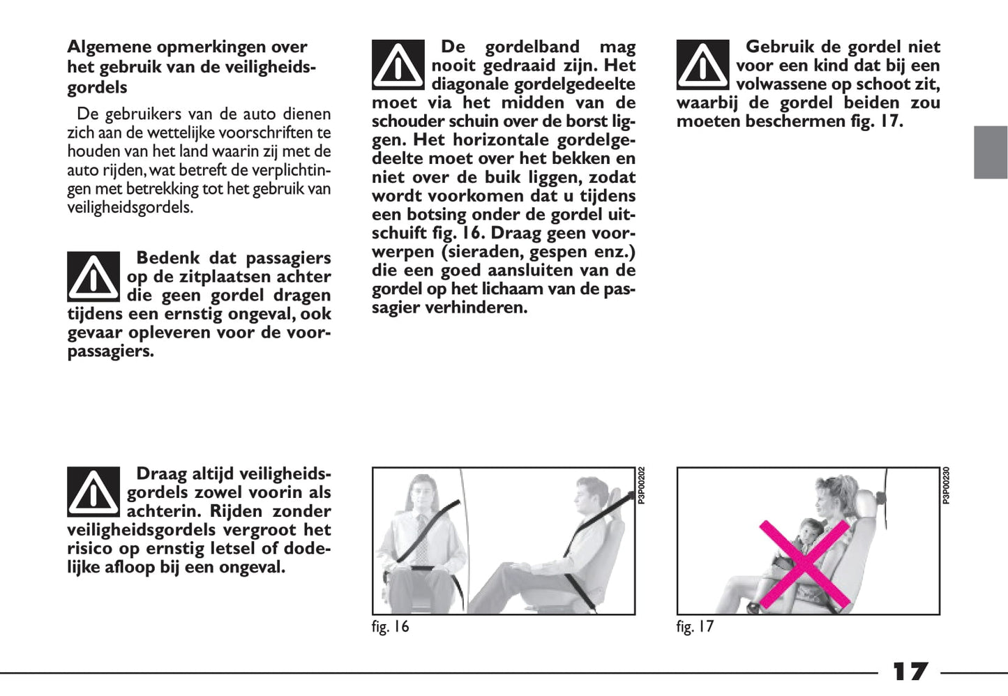 2000-2001 Fiat Ducato Owner's Manual | Dutch
