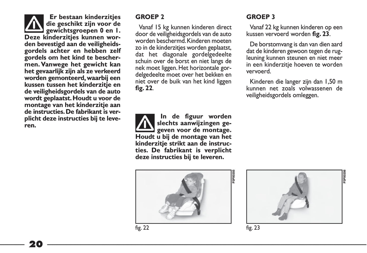 2000-2001 Fiat Ducato Owner's Manual | Dutch