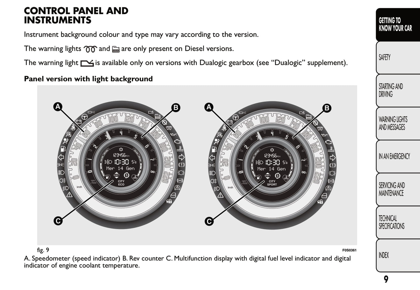 2012-2013 Fiat 500 Owner's Manual | English