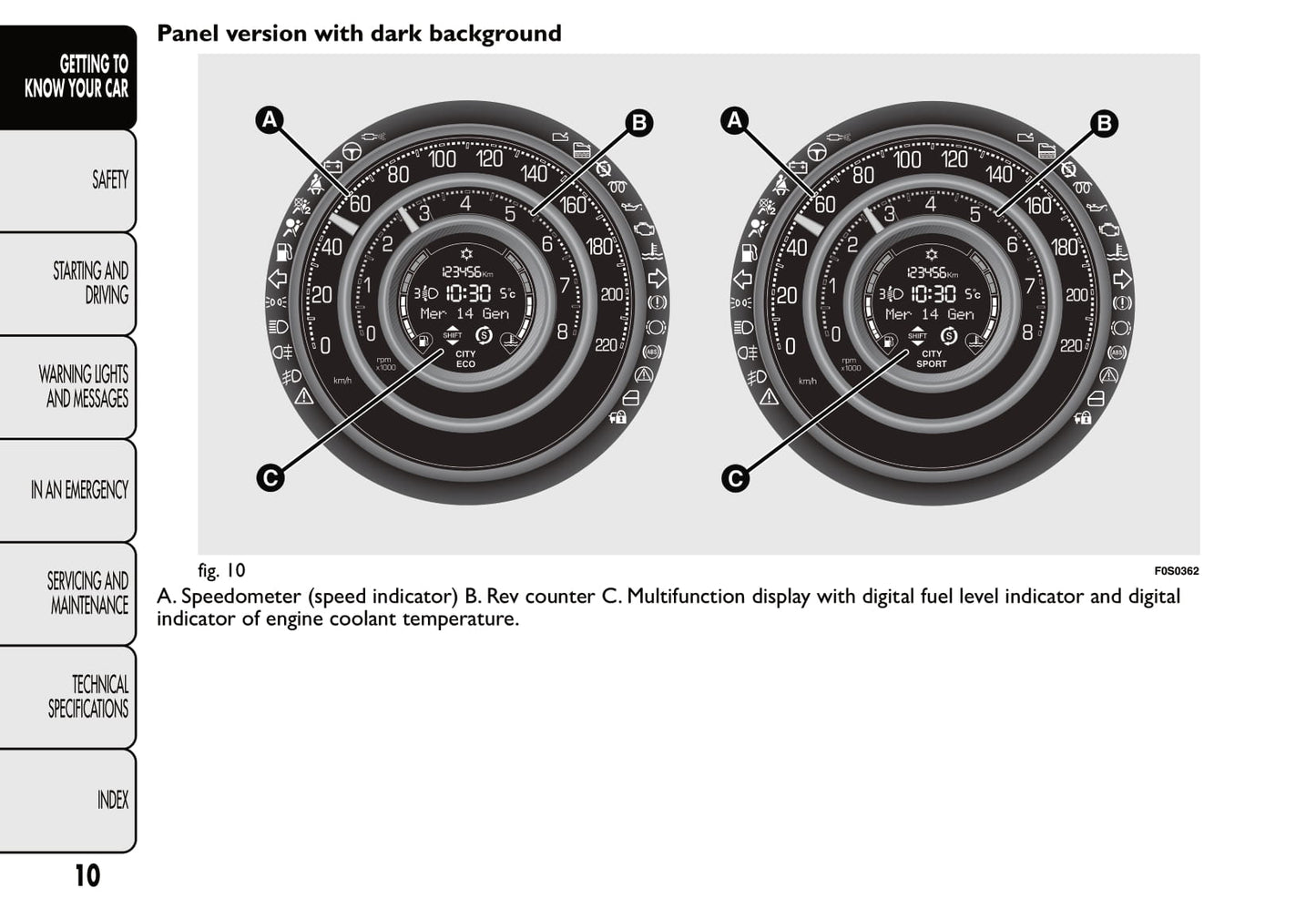 2012-2013 Fiat 500 Owner's Manual | English