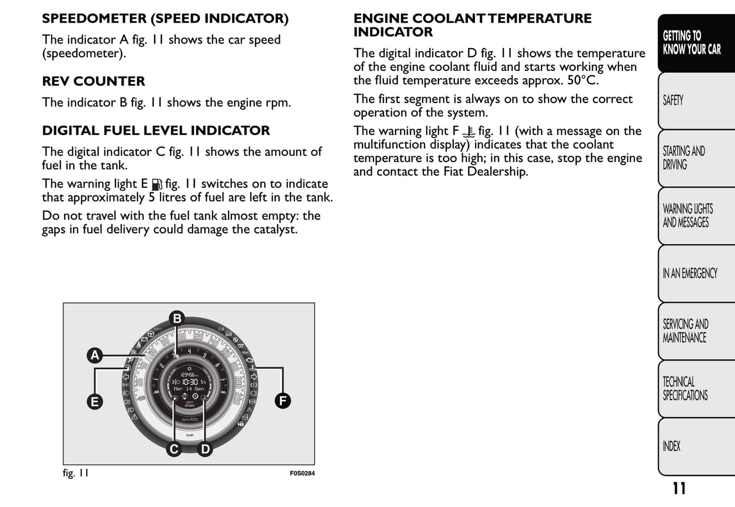 2012-2013 Fiat 500 Owner's Manual | English