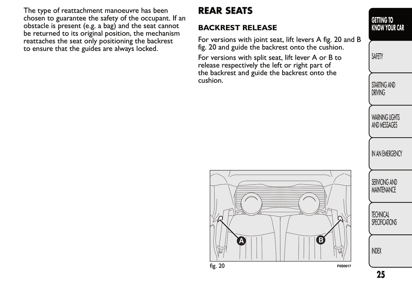 2012-2013 Fiat 500 Owner's Manual | English