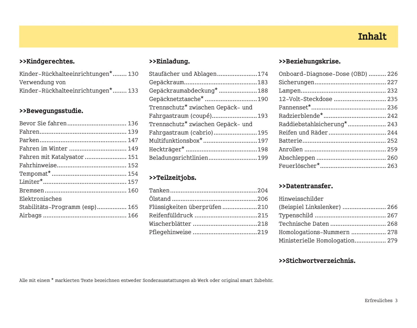 2004-2007 Smart Fortwo Manuel du propriétaire | Allemand