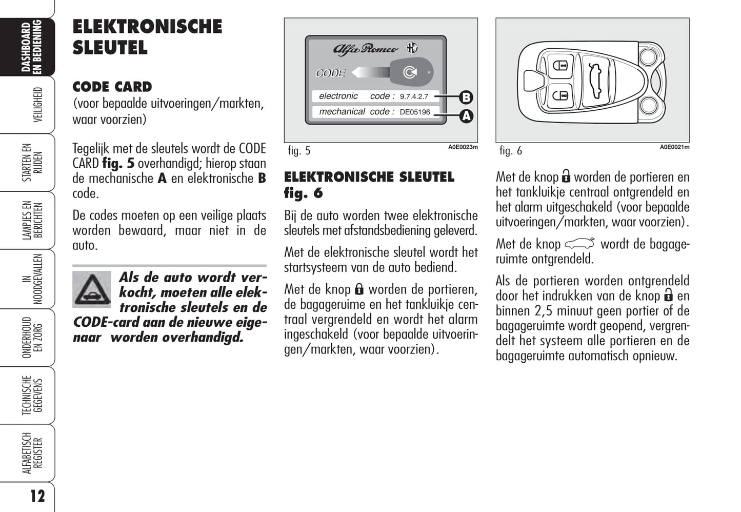 2005-2011 Alfa Romeo 159 Gebruikershandleiding | Nederlands