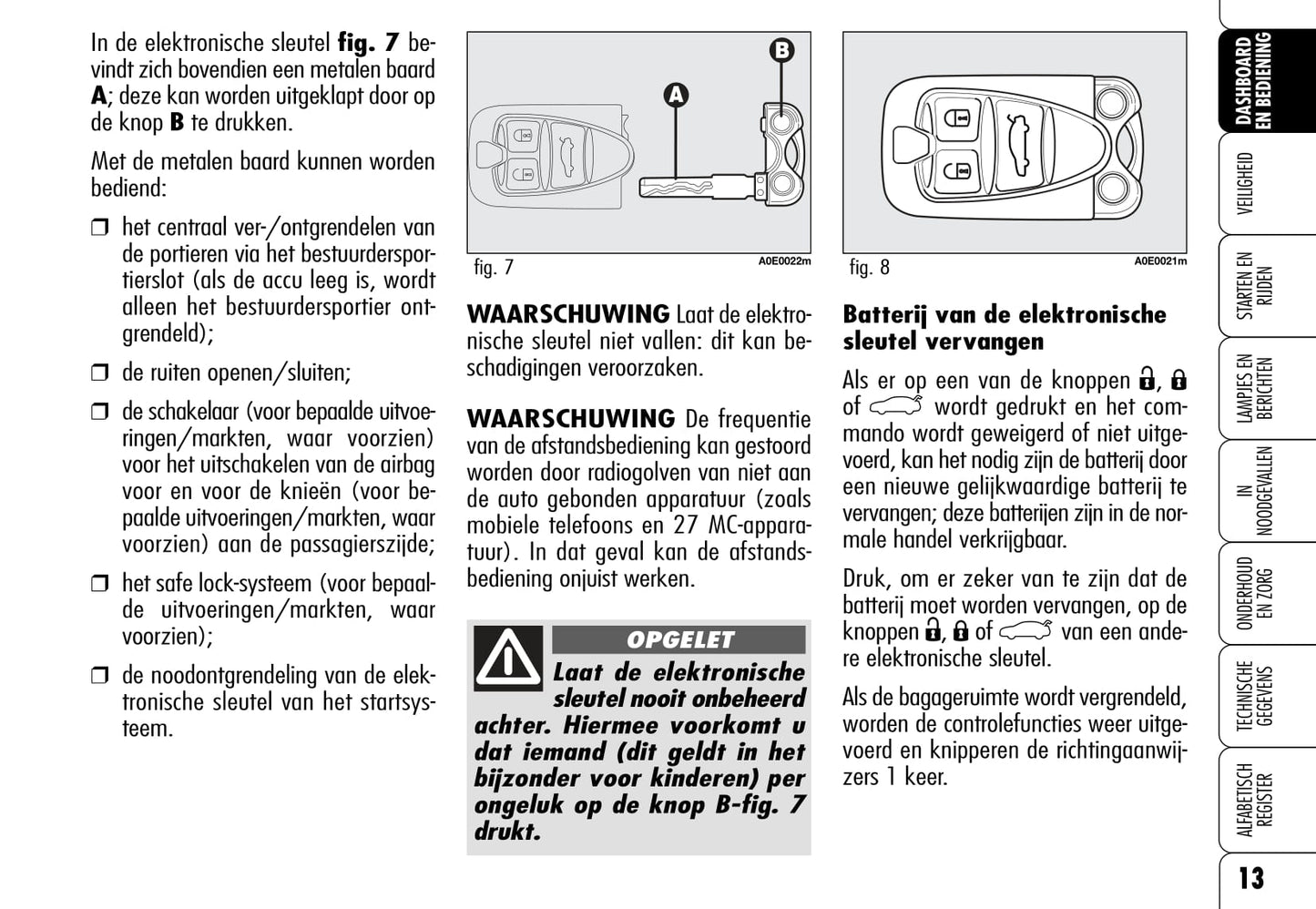 2005-2011 Alfa Romeo 159 Gebruikershandleiding | Nederlands
