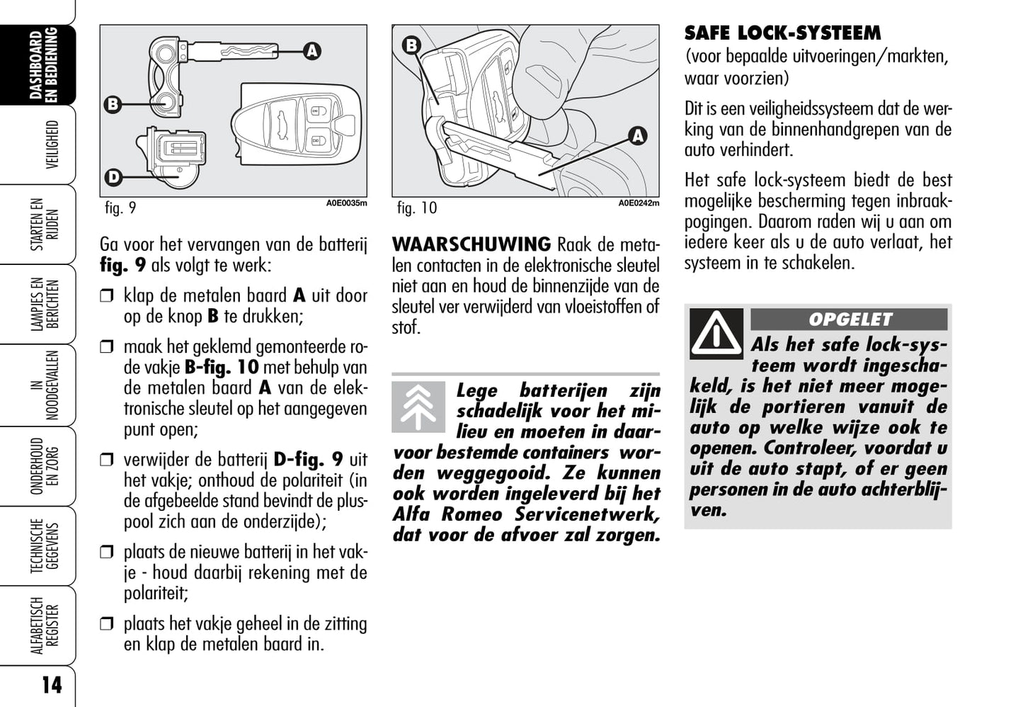 2005-2011 Alfa Romeo 159 Gebruikershandleiding | Nederlands
