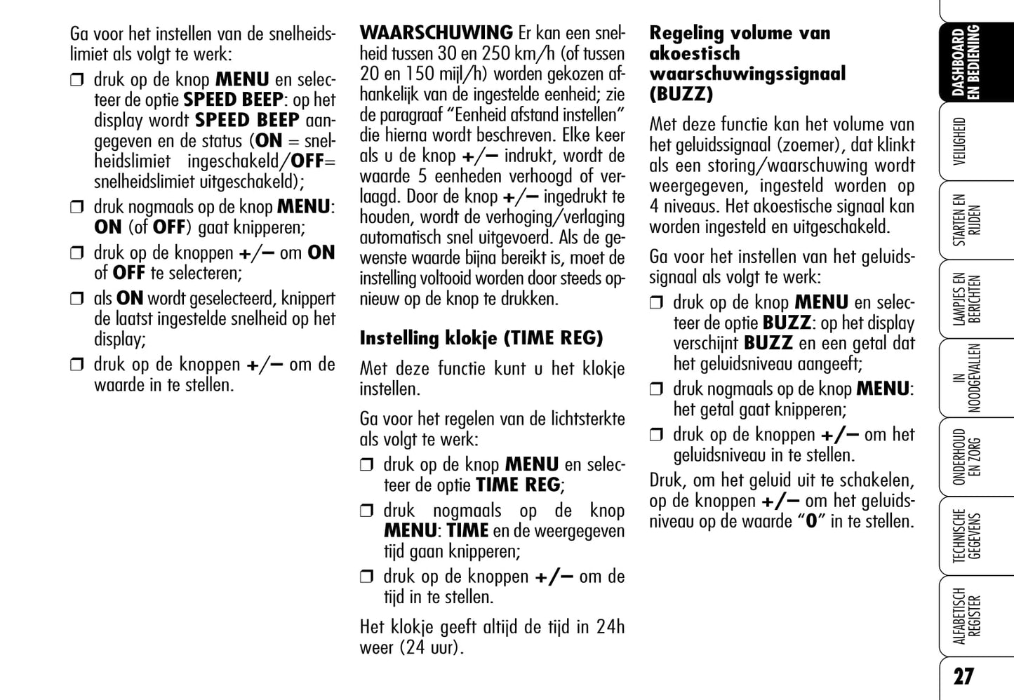 2005-2011 Alfa Romeo 159 Gebruikershandleiding | Nederlands