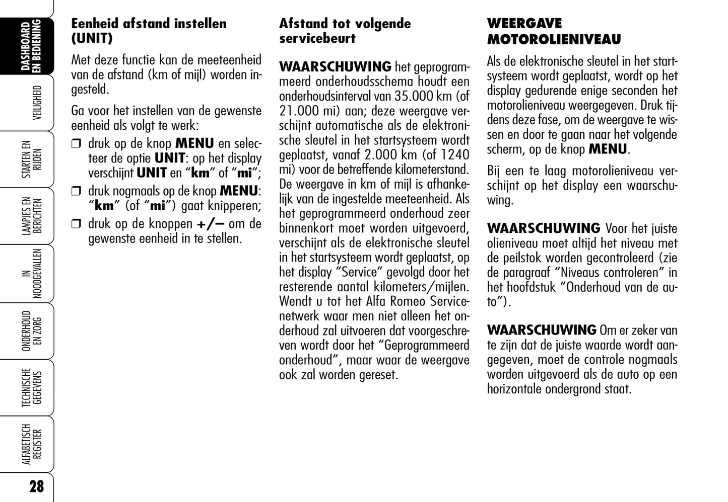 2005-2011 Alfa Romeo 159 Gebruikershandleiding | Nederlands