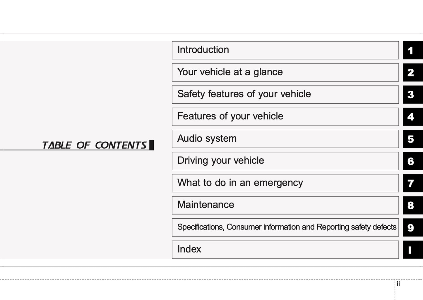2018 Kia Rio Owner's Manual | English