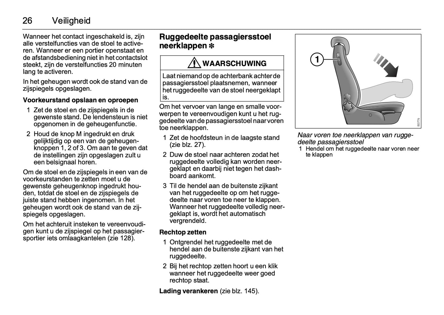 2008-2012 Saab 9-3 Owner's Manual | Dutch