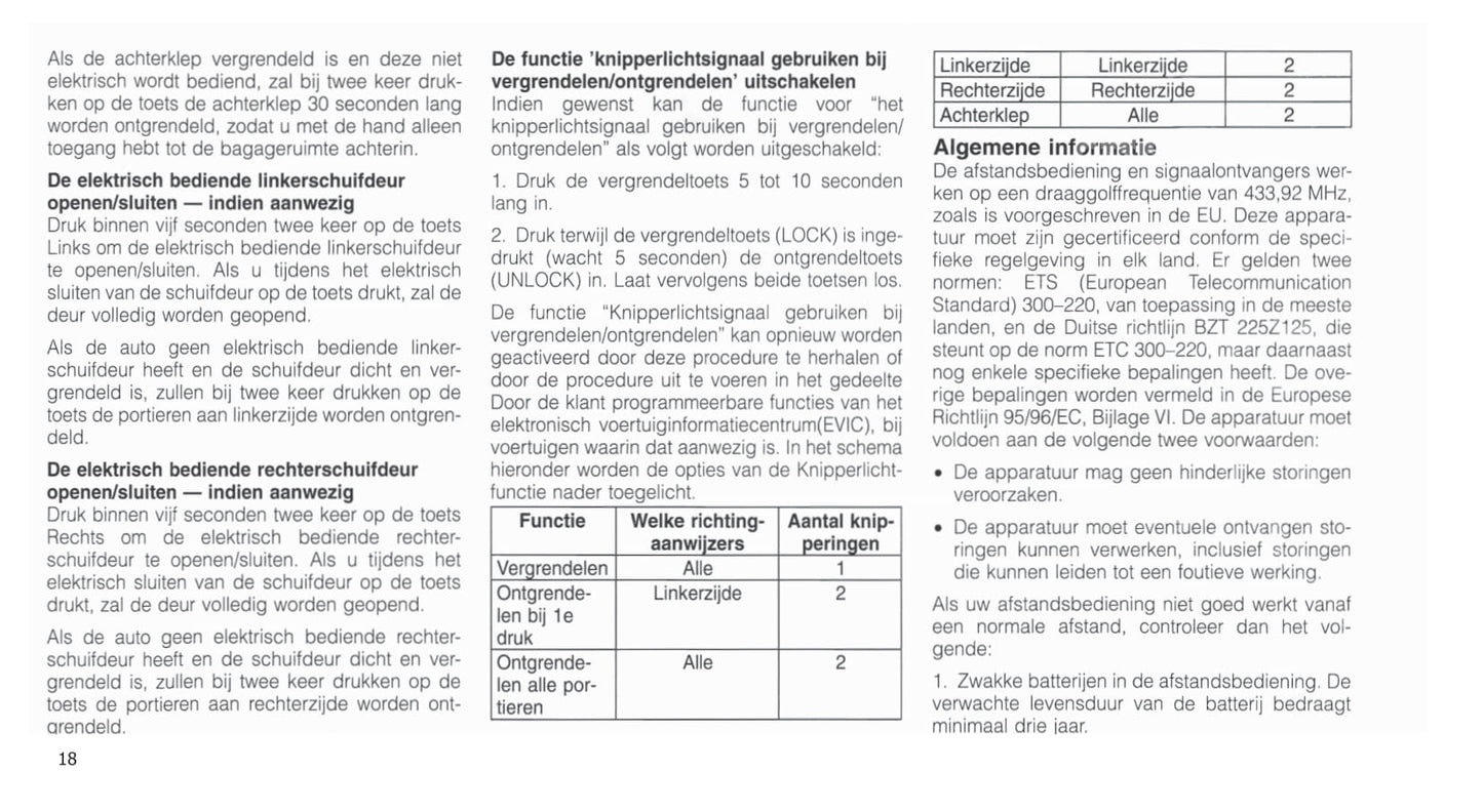 2001-2007 Chrysler Voyager Bedienungsanleitung | Niederländisch