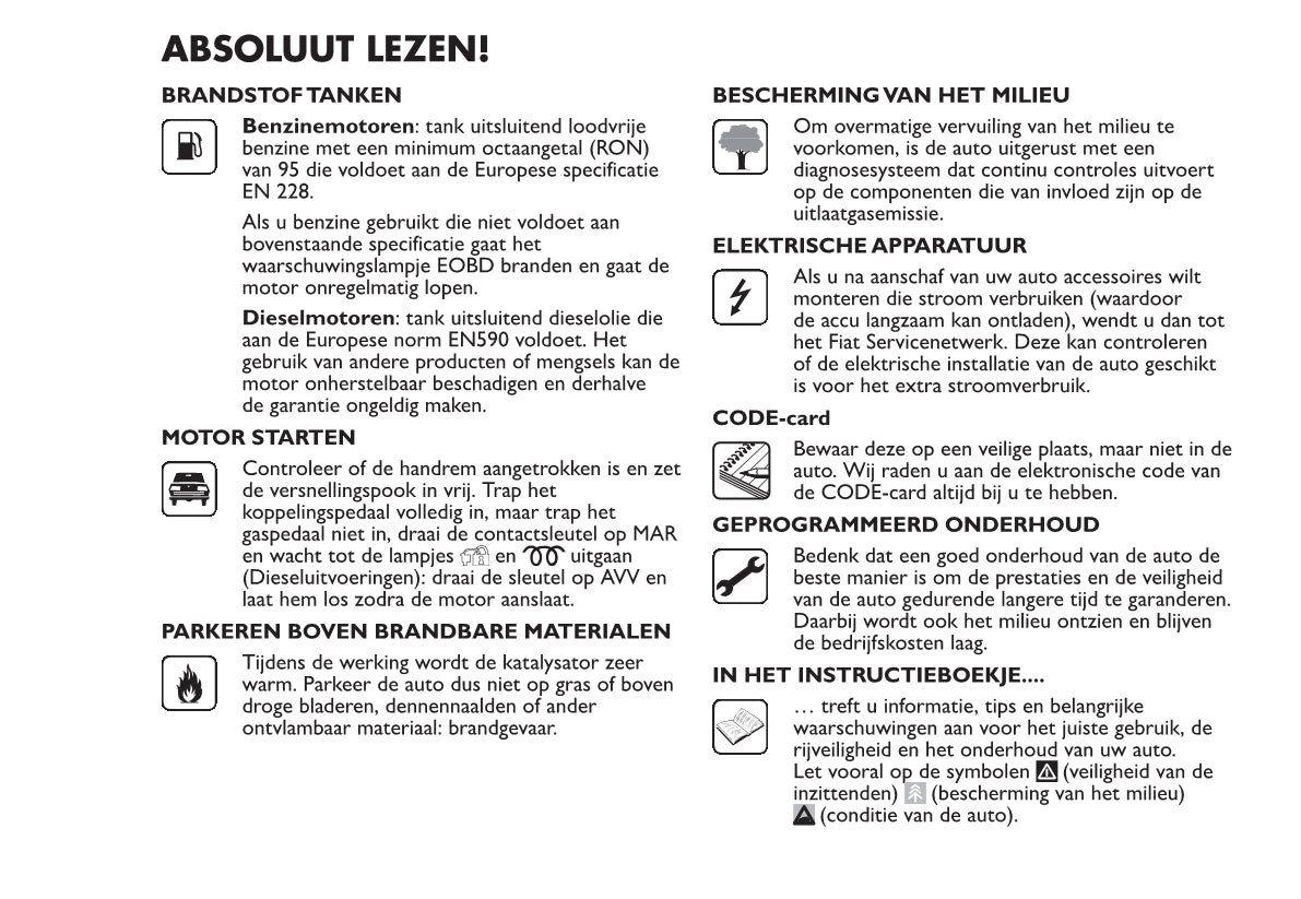 2012-2013 Fiat 500 Bedienungsanleitung | Niederländisch