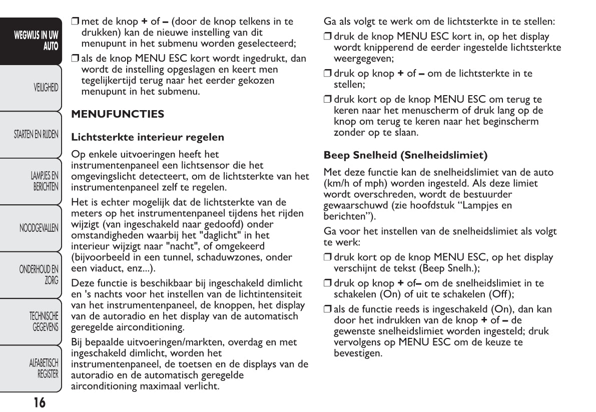 2012-2013 Fiat 500 Bedienungsanleitung | Niederländisch