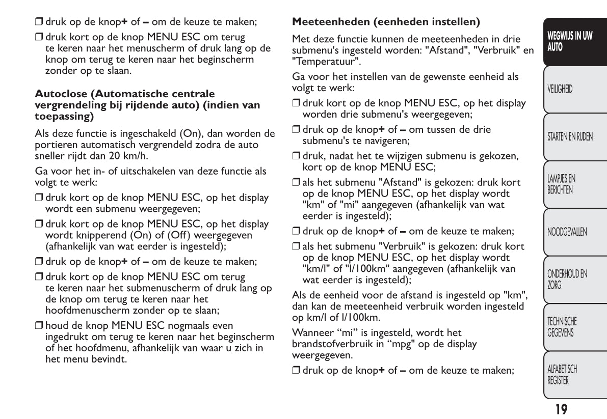 2012-2013 Fiat 500 Bedienungsanleitung | Niederländisch