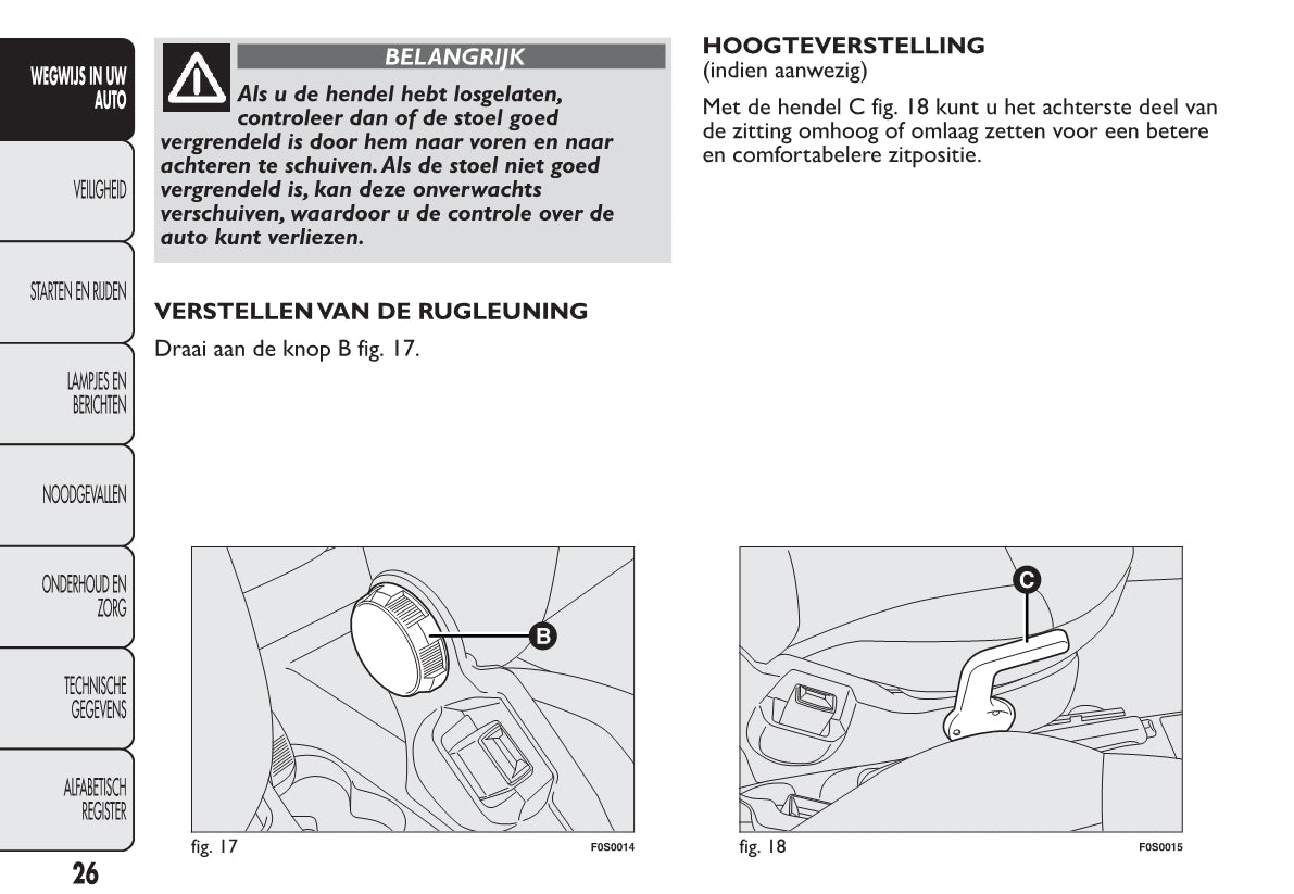 2012-2013 Fiat 500 Bedienungsanleitung | Niederländisch