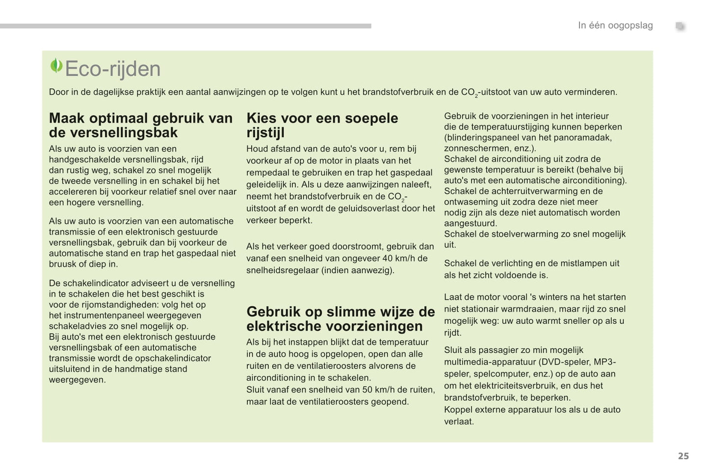 2013-2014 Peugeot 5008 Owner's Manual | Dutch