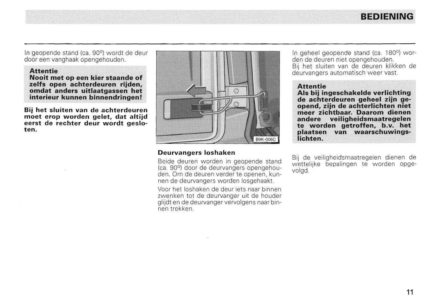 1996-2004 Volkswagen Caddy Bedienungsanleitung | Niederländisch