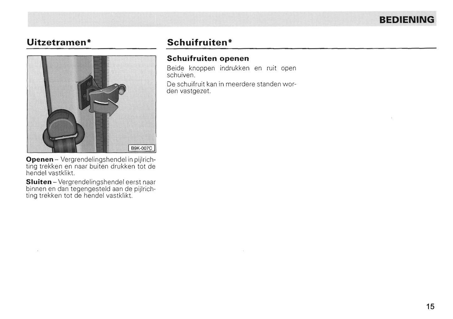 1996-2004 Volkswagen Caddy Bedienungsanleitung | Niederländisch