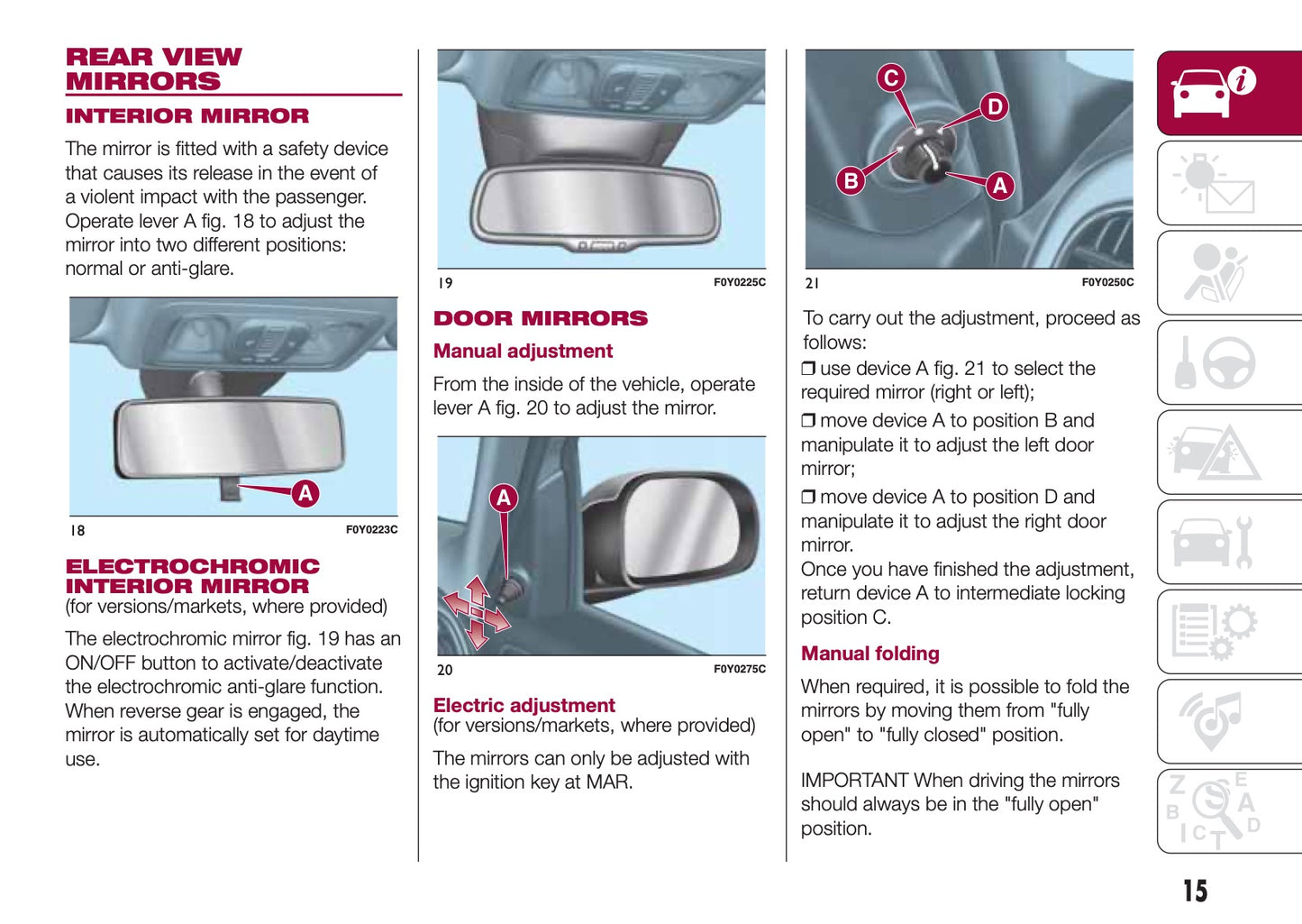 2013-2017 Fiat 500L Living Manuel du propriétaire | Anglais
