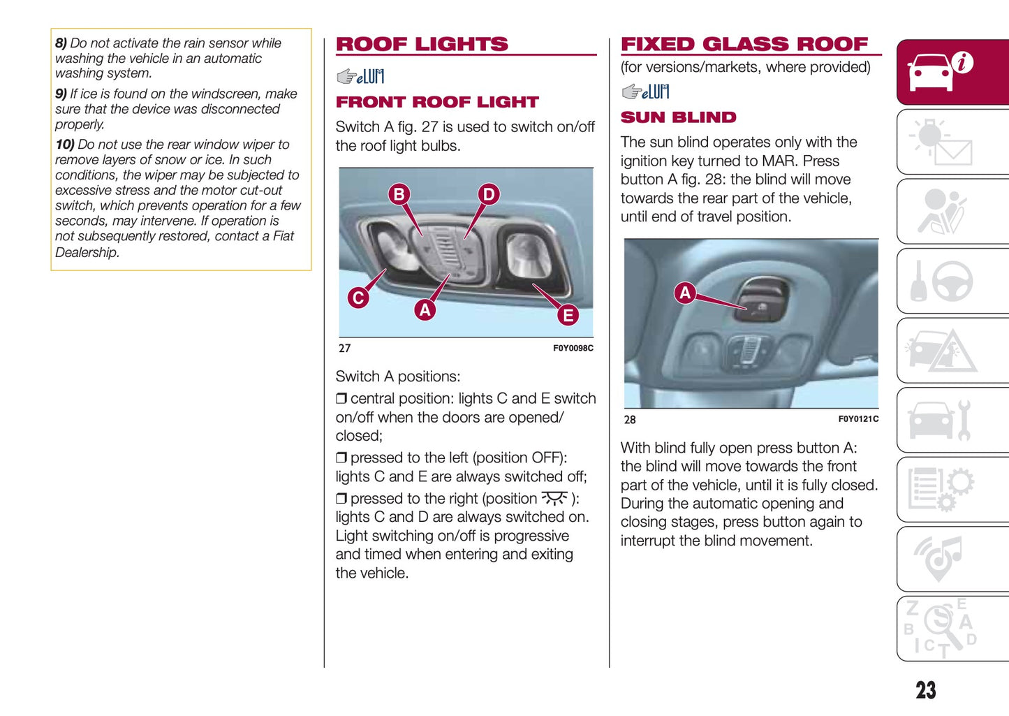 2013-2017 Fiat 500L Living Manuel du propriétaire | Anglais