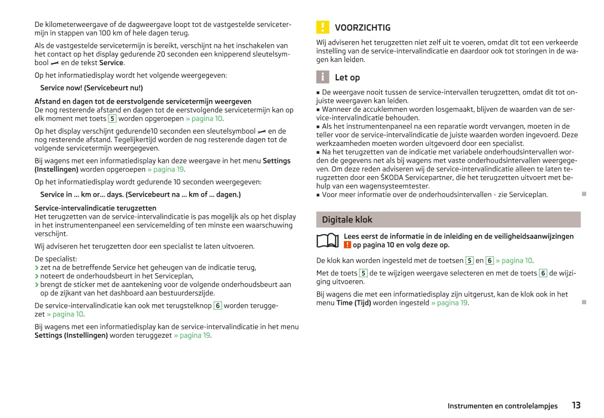 2012-2013 Skoda Roomster Gebruikershandleiding | Nederlands
