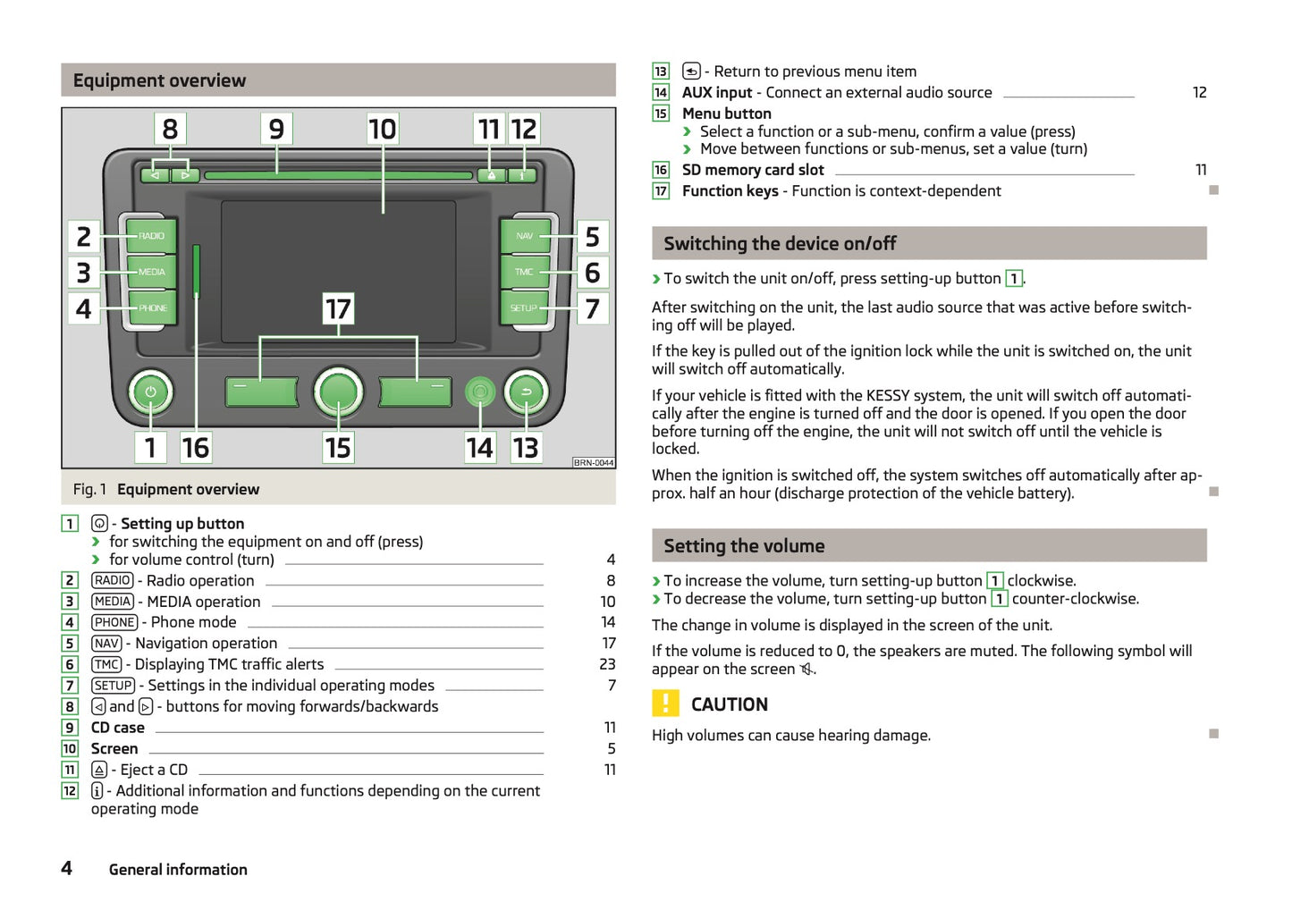 Skoda Amundsen+ Navigation System Bedienungsanleitung 2013