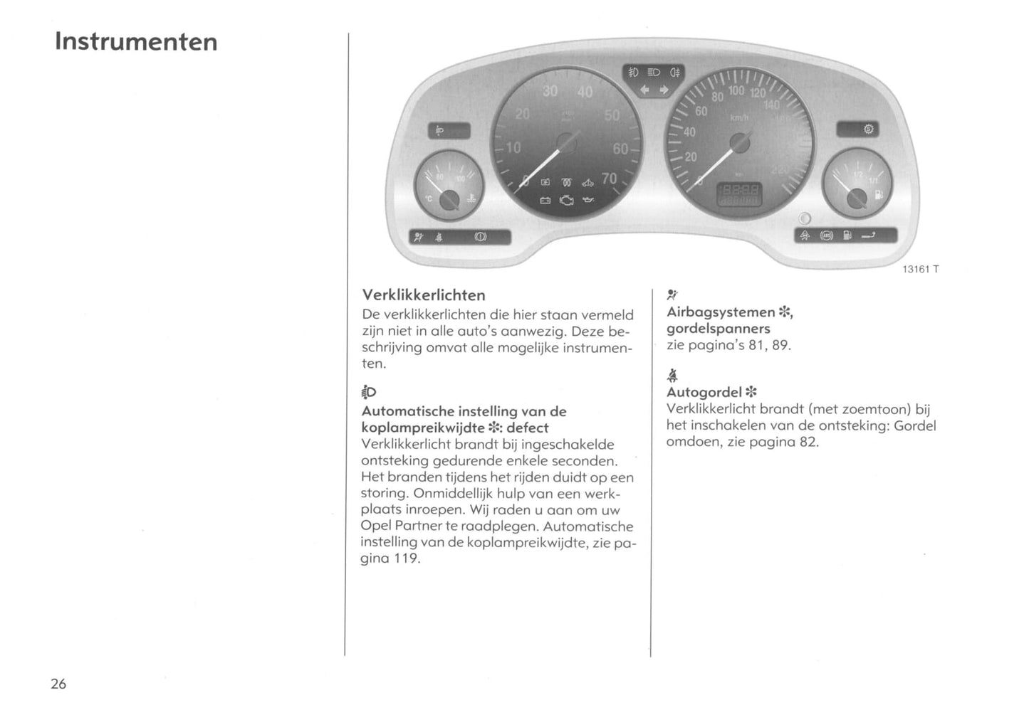2000-2005 Opel Astra Gebruikershandleiding | Nederlands