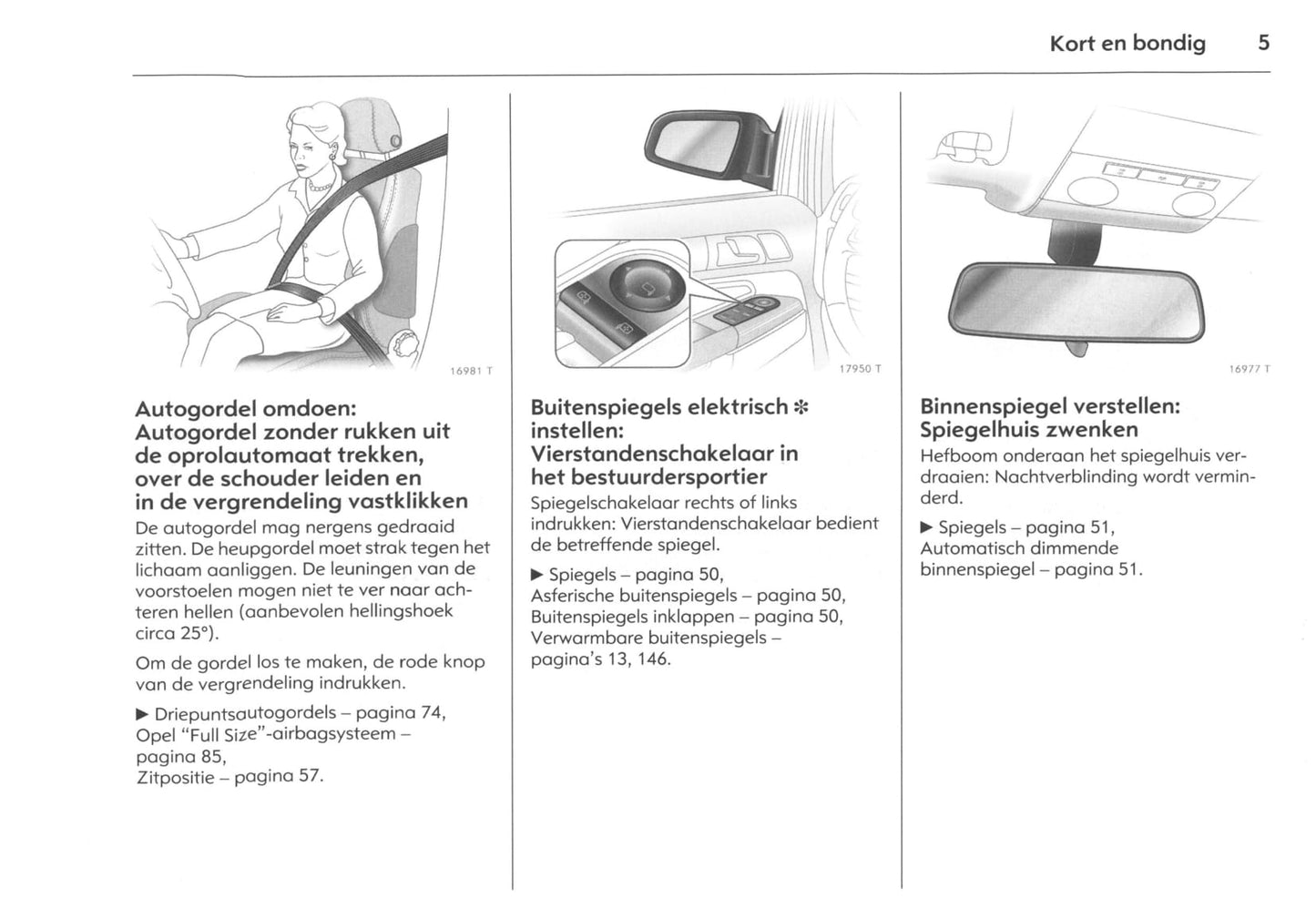 2006-2011 Opel Zafira Gebruikershandleiding | Nederlands