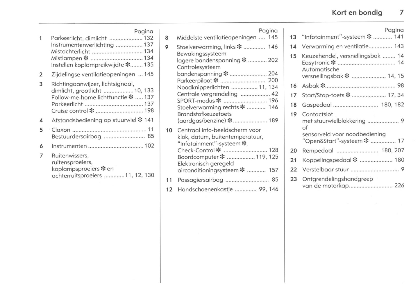 2006-2011 Opel Zafira Gebruikershandleiding | Nederlands