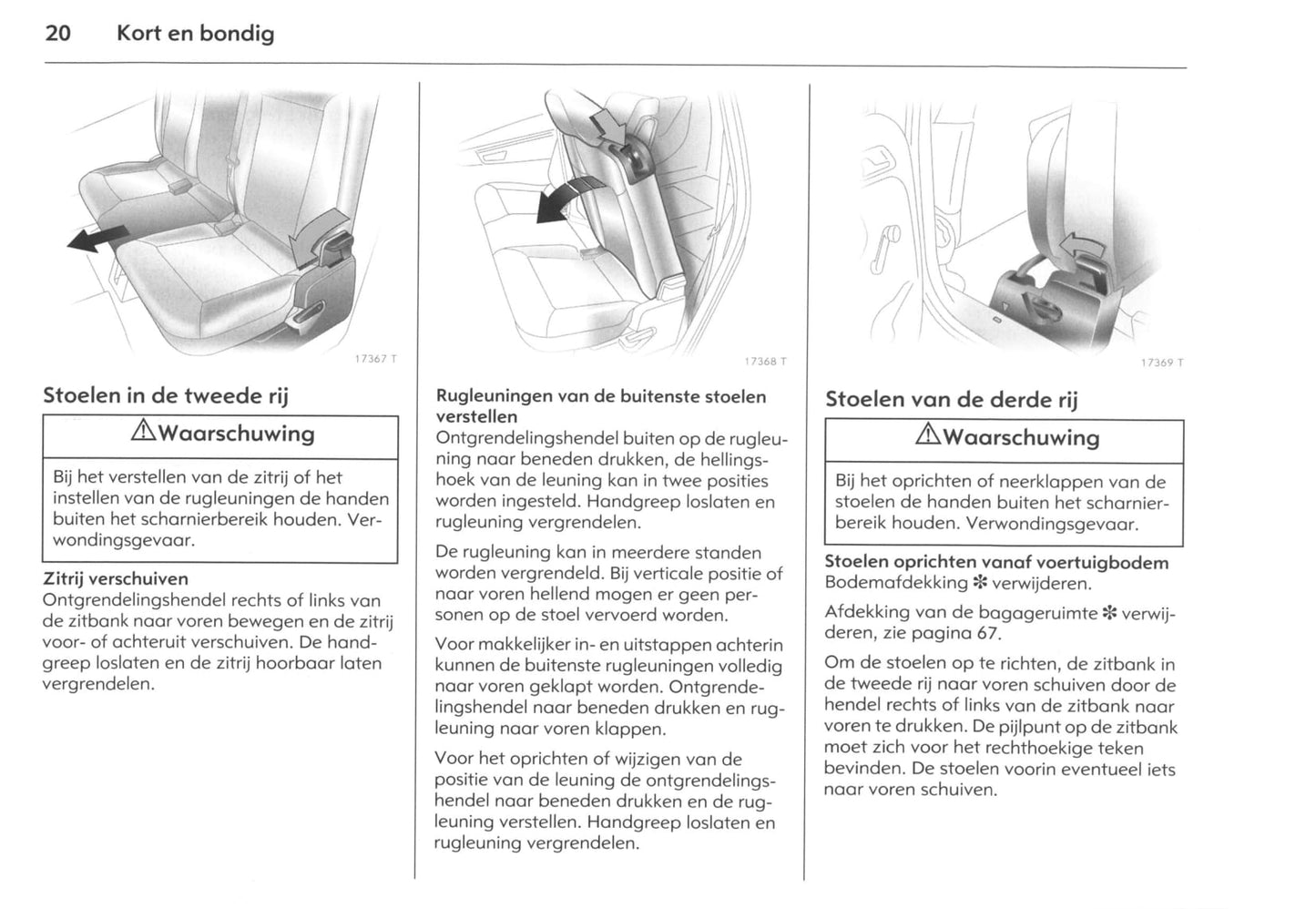 2006-2011 Opel Zafira Gebruikershandleiding | Nederlands