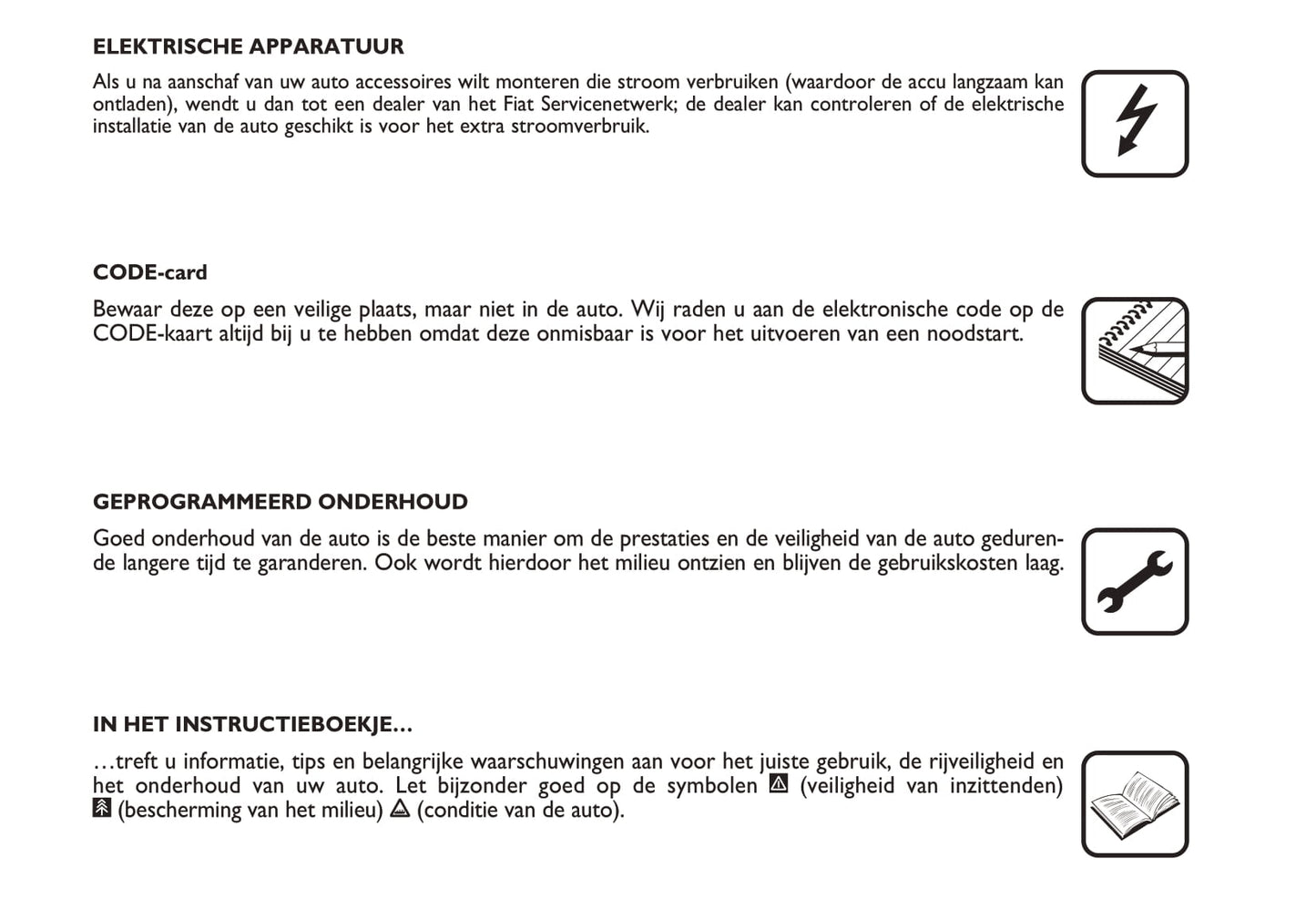2010-2011 Fiat Idea Gebruikershandleiding | Nederlands