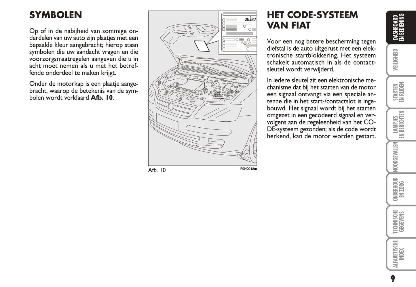 2010-2011 Fiat Idea Gebruikershandleiding | Nederlands